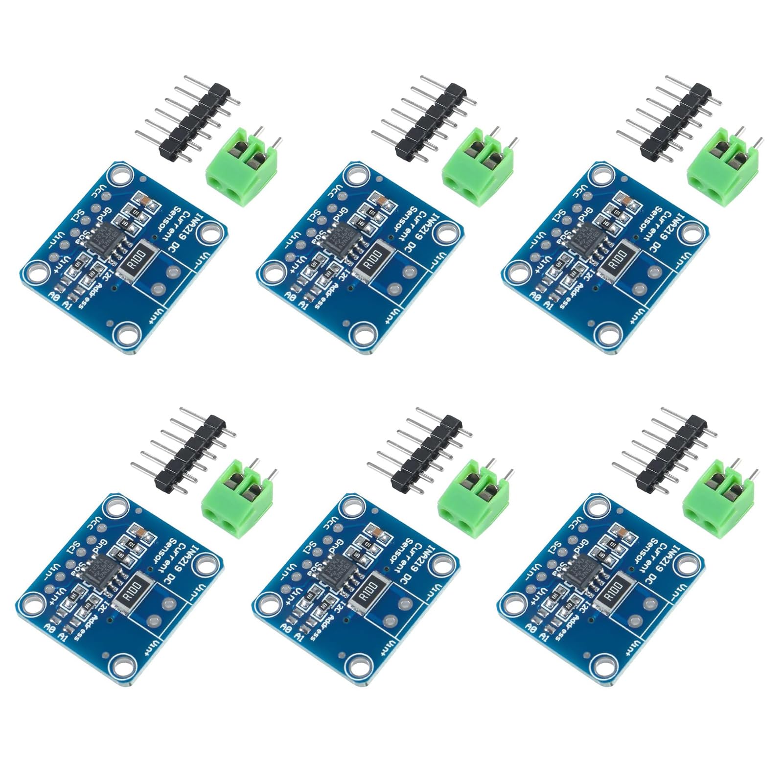 6 Stück CJMCU-219 INA219 I2C Schnittstelle Bi-direktionales DC Strom/Leistungs überwachungs Sensor modul für Arduino Raspberry Pi 6 Stück CJMCU-219 INA219 I2C Schnittstelle Bi-direktionales DC Strom/Leistungs überwachungs Sensor modul für Arduino Raspberry Pi von GERUI
