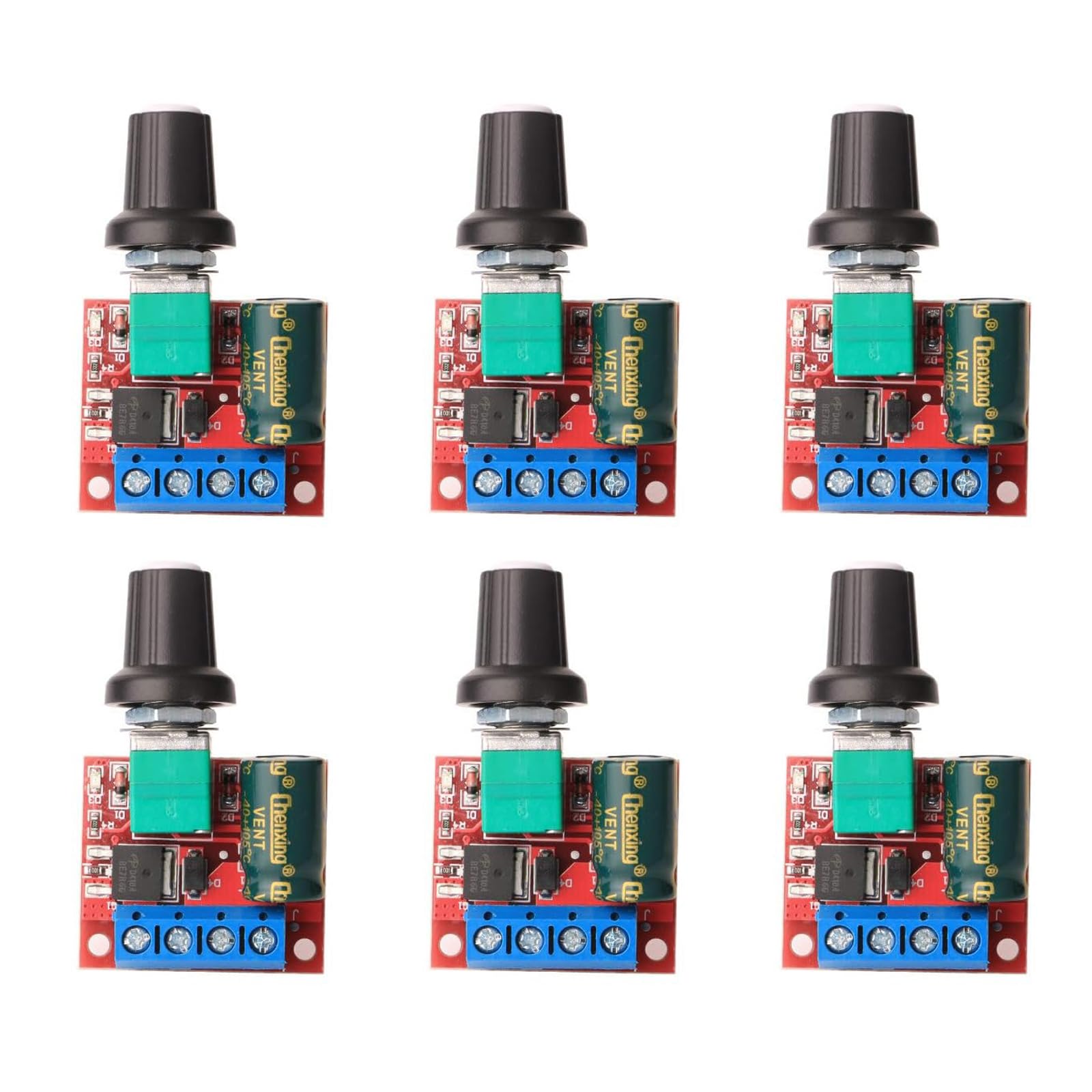 6 Stücke PWM Motor-Drehzahlsteller,DC 5V-35V 5A Einstellbarer Reversible, Einstellbarer Treiberschalter, Led Volt Regler Speed Controller. 6 Stücke PWM Motor-Drehzahlsteller,DC 5V-35V 5A Einstellbarer Reversible, Einstellbarer Treiberschalter, Led Volt Regler Speed Controller. von GERUI