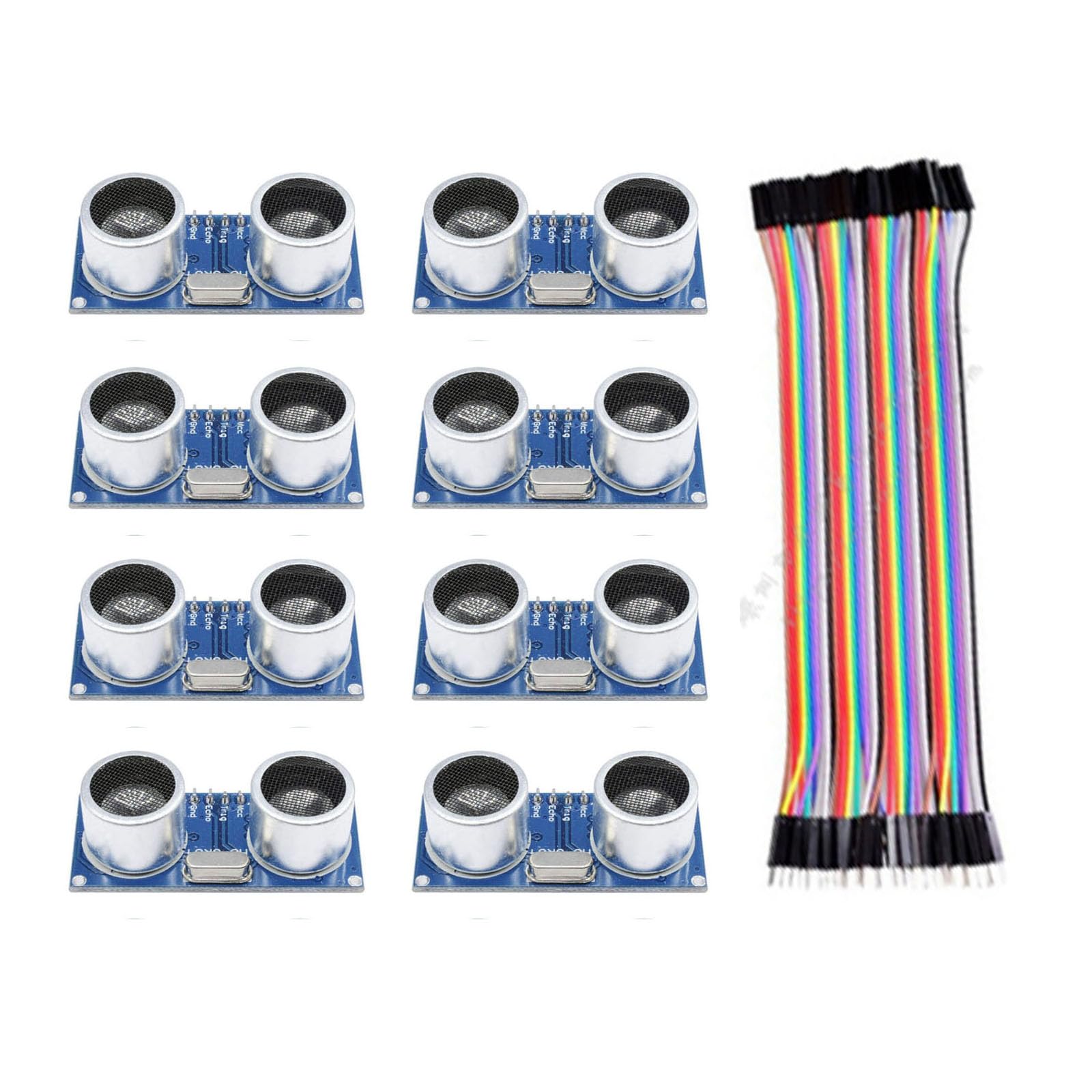 8 Stück Ultraschall Modul Kompatibel für HC-SR04,Ultraschall-Modul Abstandssensor,Unterstützt 3.3-5v für Arduino UNO, Roboter, XBee, ZigBee usw. 8 Stück Ultraschall Modul Kompatibel für HC-SR04,Ultraschall-Modul Abstandssensor,Unterstützt 3.3-5v für Arduino UNO, Roboter, XBee, ZigBee usw. von GERUI