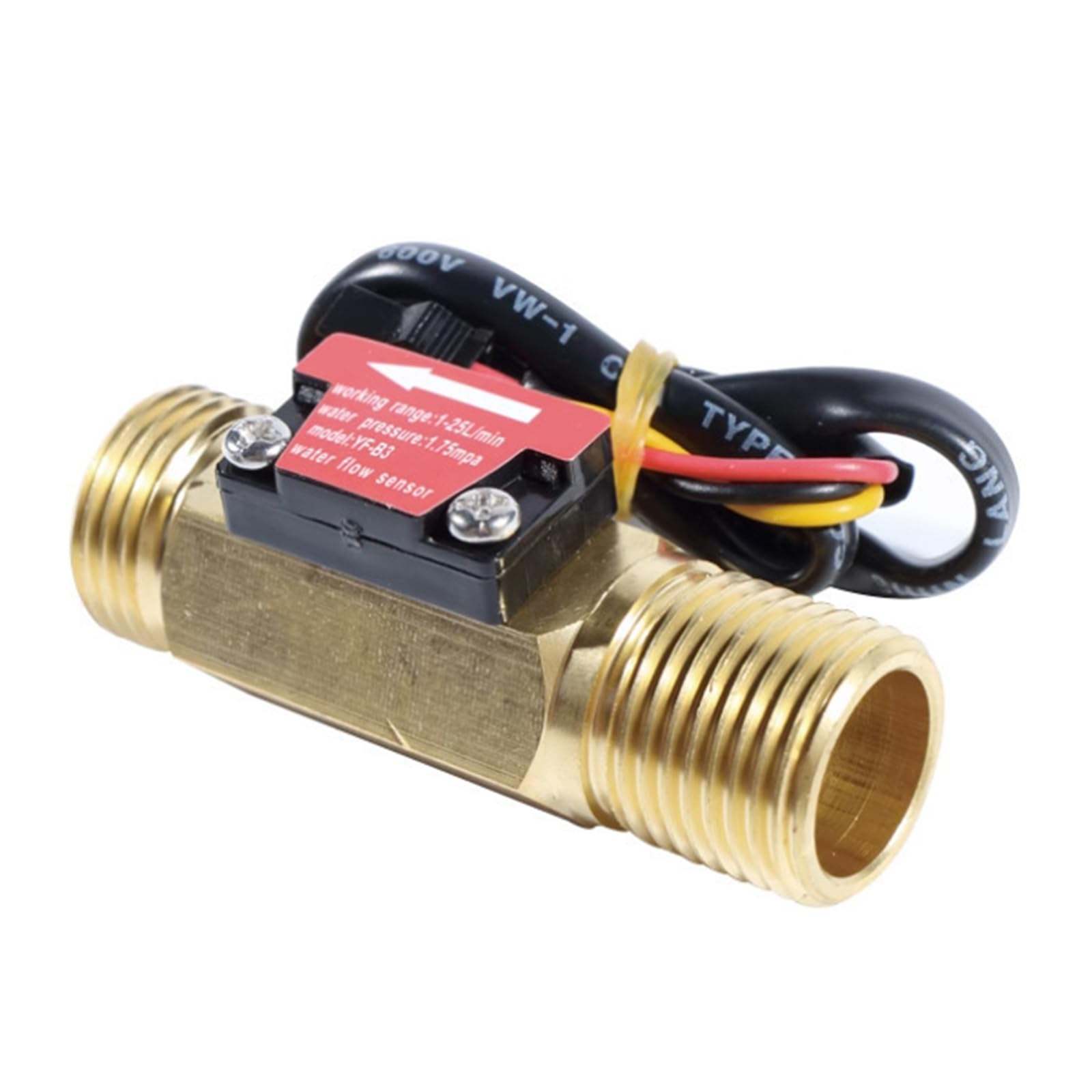 G3/4 Wasserdurchflusssensor, Durchflusssensor Wasser 3/4'' Durchflussmesser, Wasserdurchfluss Hallsensor Durchflussschalter Wasserdurchflussschalter, 1-30L/Min G3/4 Wasserdurchflusssensor, Durchflusssensor Wasser 3/4'' Durchflussmesser, Wasserdurchfluss Hallsensor Durchflussschalter Wasserdurchflussschalter, 1-30L/Min von GERUI