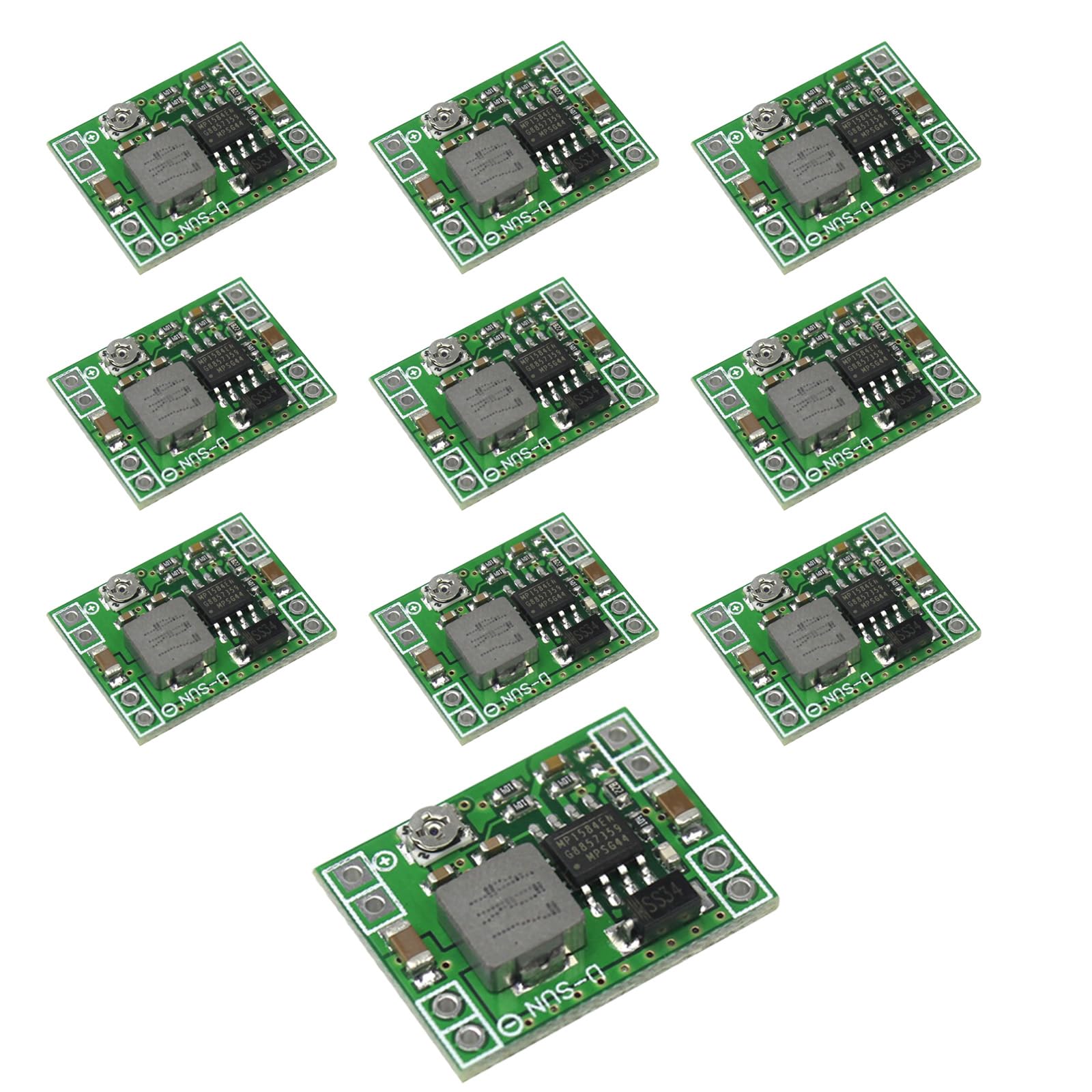 GERUI 10 Stück DC-DC Step-down Konverter 4.5-28V auf 0.8-20V für MP1584-EN ultra kleiner DC-DC 4.5-28V auf 0.8-20V Step-down einstellbarer Konverter GERUI 10 Stück DC-DC Step-down Konverter 4.5-28V auf 0.8-20V für MP1584-EN ultra kleiner DC-DC 4.5-28V auf 0.8-20V Step-down einstellbarer Konverter von GERUI