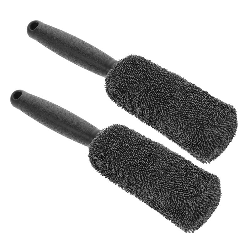 GETAJGHSD 2 Teiliges Reifenbürsten Set, Felgenbürsten Set, Waschbürste, Auto Detailing Set, Auto Innenreinigungsbürsten, Autowaschbürsten Set, Auto Radnaben Reinigungsbürste, Detailing von GETAJGHSD