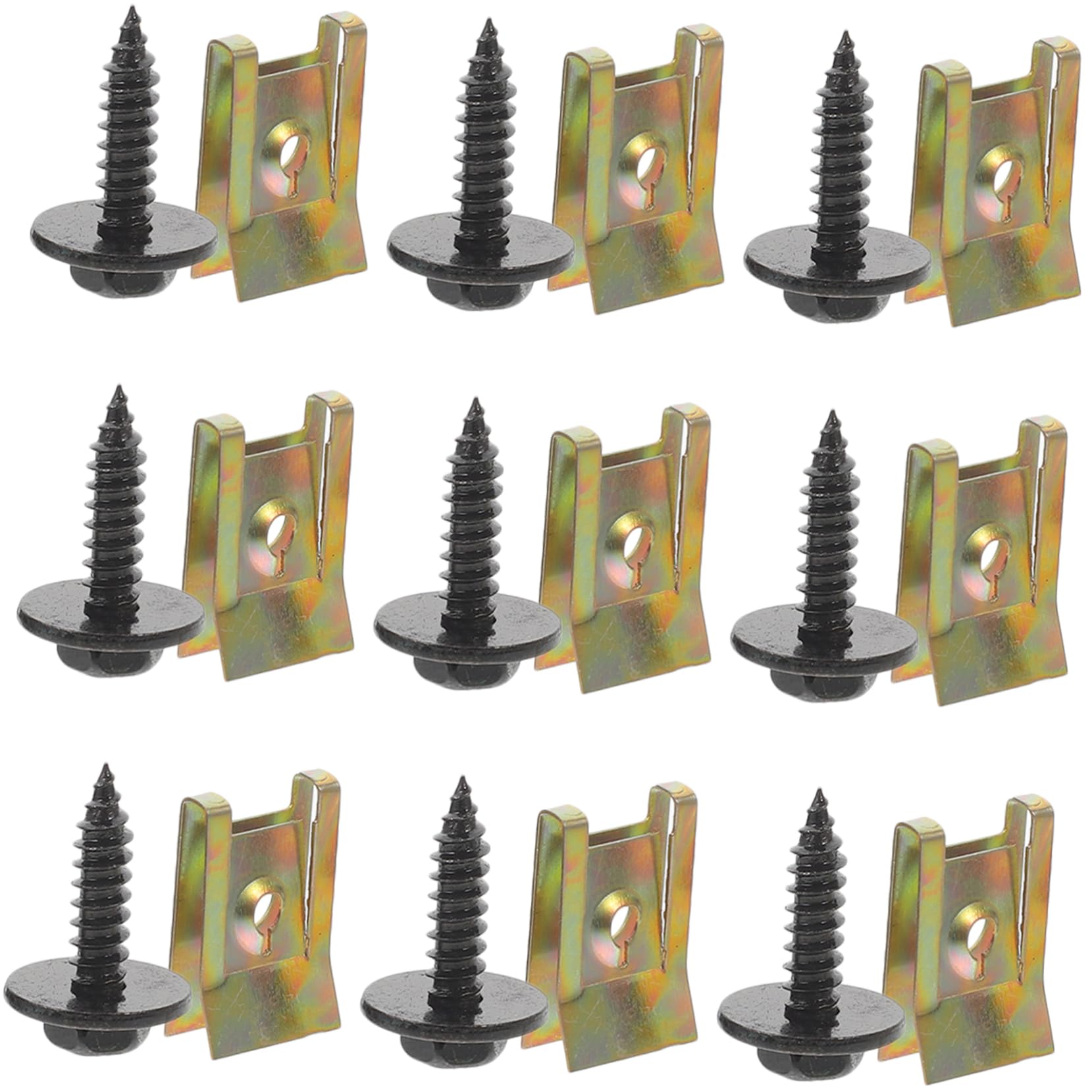 GETAJGHSD 60 Stück Auto U-Clips Karosserieblech Schrauben Set Auto Karosserieclips Stoßstangenschrauben GETAJGHSD 60 Stück Auto U-Clips Karosserieblech Schrauben Set Auto Karosserieclips Stoßstangenschrauben von GETAJGHSD