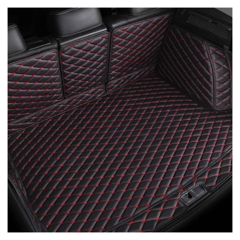 Auto Kofferraummatte Für Tesla Für Modell 3 Für Modell S Für Modell X Für Modell Y Für Modell X 6-Sitzer-Vollabdeckung Autozubehörmatte Gepäckmatte(Red Wine) von GETPZPZHMQ