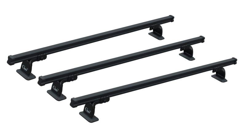 GEV 9418 Dachträger Professional Set mit 3 FIAT Doblò ab 2023, Peugeot Rifter ab 2019 Toyota Proace Ciry ab 2019 Citroen Berlingo ab 2019, Peugeot Partner ab 2019 Operl Combo ab 2019 von GEV