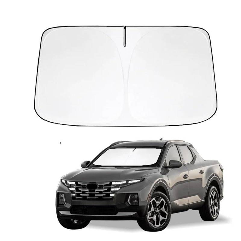 Car Umbrella Shade Cover Für Hyundai Für Santa Fe Für Tucson LHD Windschutzscheibe Sonnenschutz Sonnenschutz Sonnenblende Schutz Faltbare Sonnenblende Auto von GFDJDF