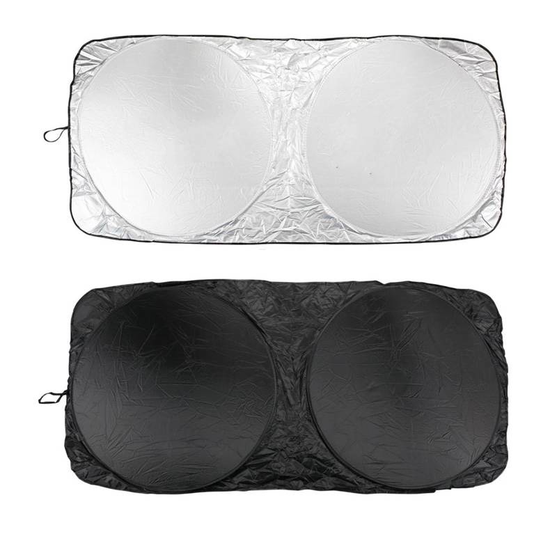 Car Umbrella Shade Cover Für Nissan Für Micra Für Qashqai Für Leaf Für Kicks Für Juke Für 350Z Für 370Z Für Armada Für Versa Für NV200 Auto-Windschutzscheiben-Sonnenschutz Sonnenblende Auto(Style 3 La von GFDJDF