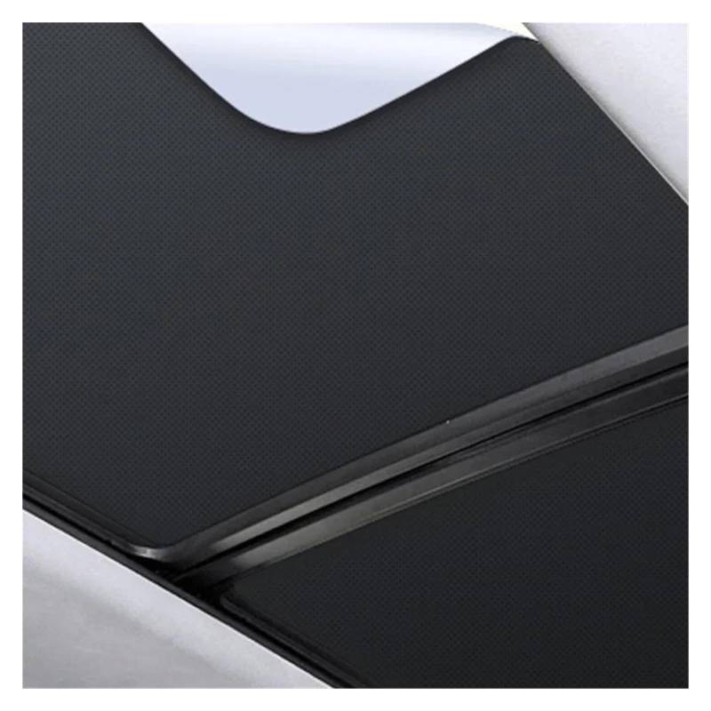 Car Umbrella Shade Cover Für i7 Für G70 2023 2024 2025 Elektrostatische Adsorption Schiebedach Sonnenschirm Dachfenster Rollo Schattierungsaufkleber Sonnenblende Auto(Schwarz) von GFDJDF