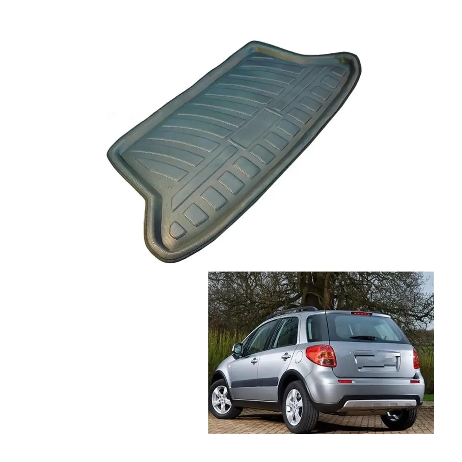 Kofferraummatte Auto-Kofferraummatte Für Suzuki Für SX4 Für Fließheck 2006-2013 Maßgeschneiderte Cargo-Liner-Boot-Bodenwanne Teppichschutz Kofferraum Schutzmatte Kofferraummatte Auto-Kofferraummatte Für Suzuki Für SX4 Für Fließheck 2006-2013 Maßgeschneiderte Cargo-Liner-Boot-Bodenwanne Teppichschutz Kofferraum Schutzmatte von GFDJDF