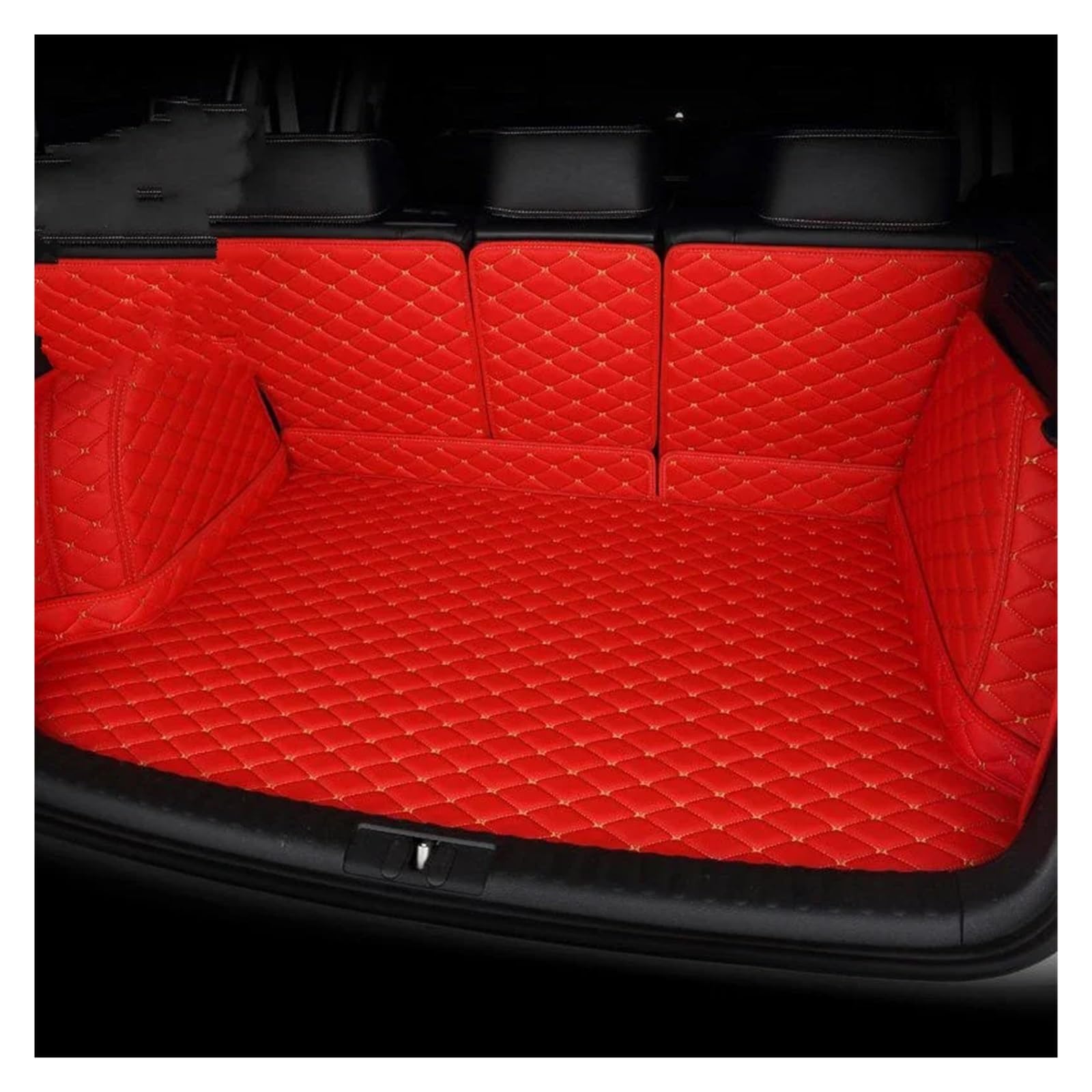 Kofferraummatte Für Trax Für Tracker Für Holden 2014 2015 2016 2017 2018 Kofferraummatten High Side Cargo Cover Liner Heckteppiche Kofferraum Schutzmatte(Red1) von GFDJDF