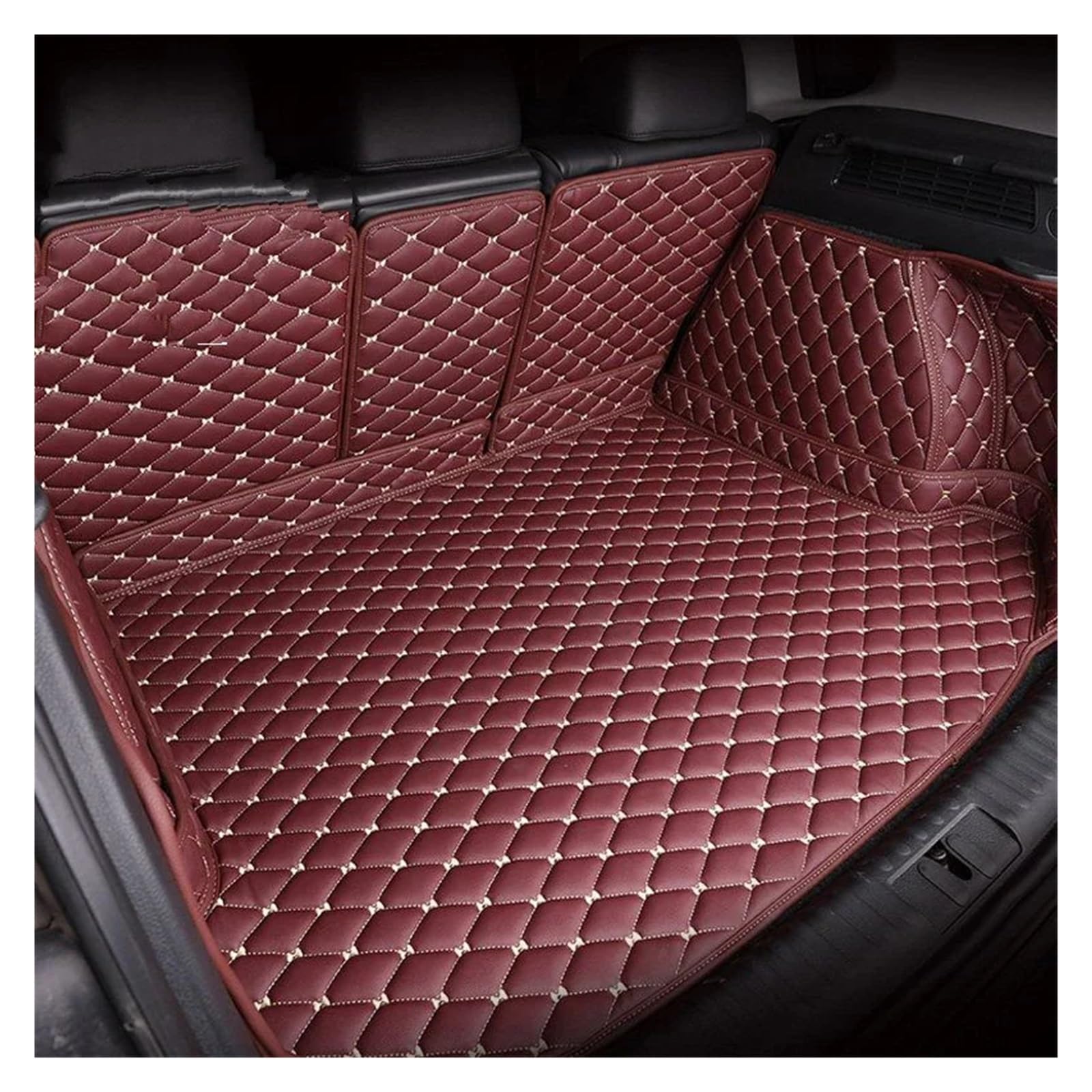 Kofferraummatte Für Trax Für Tracker Für Holden 2014 2015 2016 2017 2018 Kofferraummatten High Side Cargo Cover Liner Heckteppiche Kofferraum Schutzmatte(WEINROT) von GFDJDF