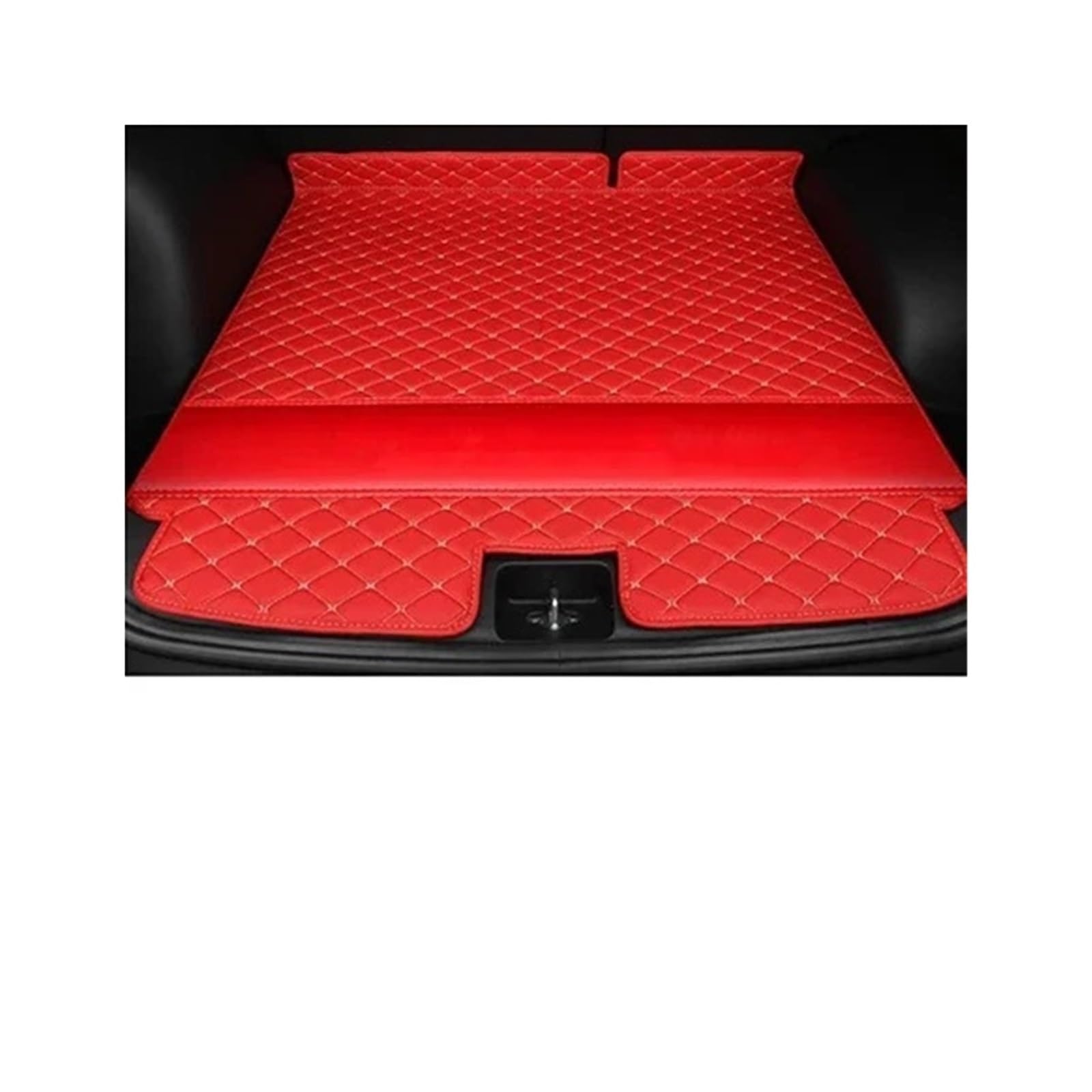 Kofferraummatte Kofferraummatte Für Land Für Rover Für Discovery Für Sport 2015 Cargo-Liner Teppich Innenteile Zubehör Abdeckung Kofferraum Schutzmatte(Red B) von GFDJDF