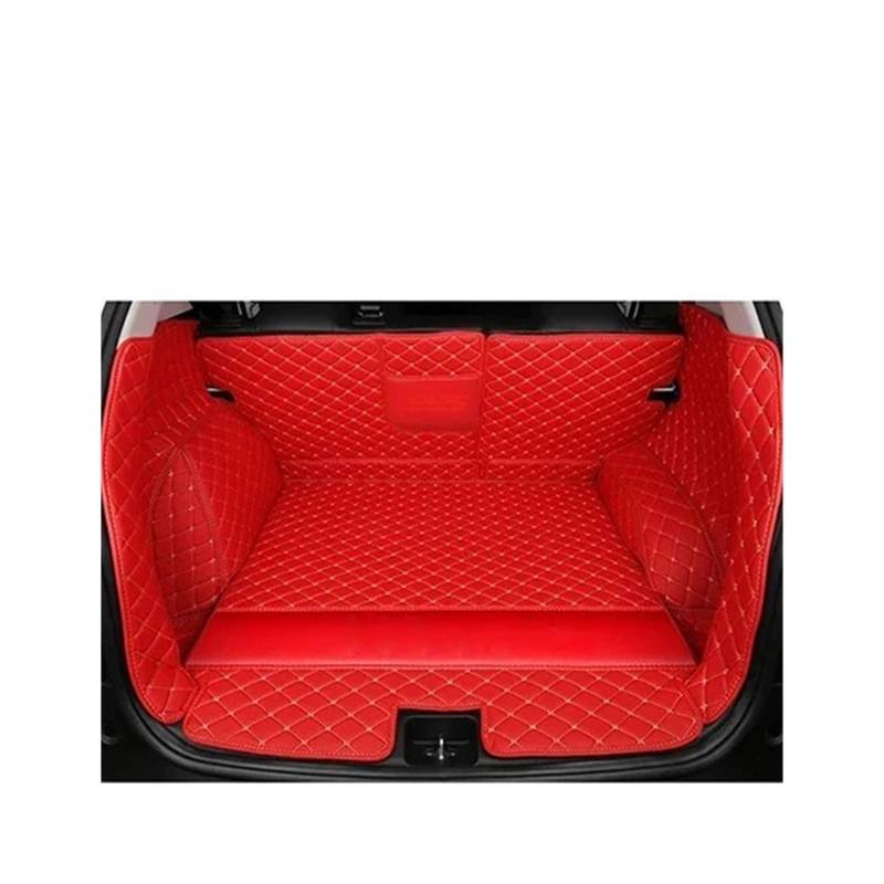 Kofferraummatte Kofferraummatte Für Land Für Rover Für Discovery Für Sport 2015 Cargo-Liner Teppich Innenteile Zubehör Abdeckung Kofferraum Schutzmatte(Red D) von GFDJDF