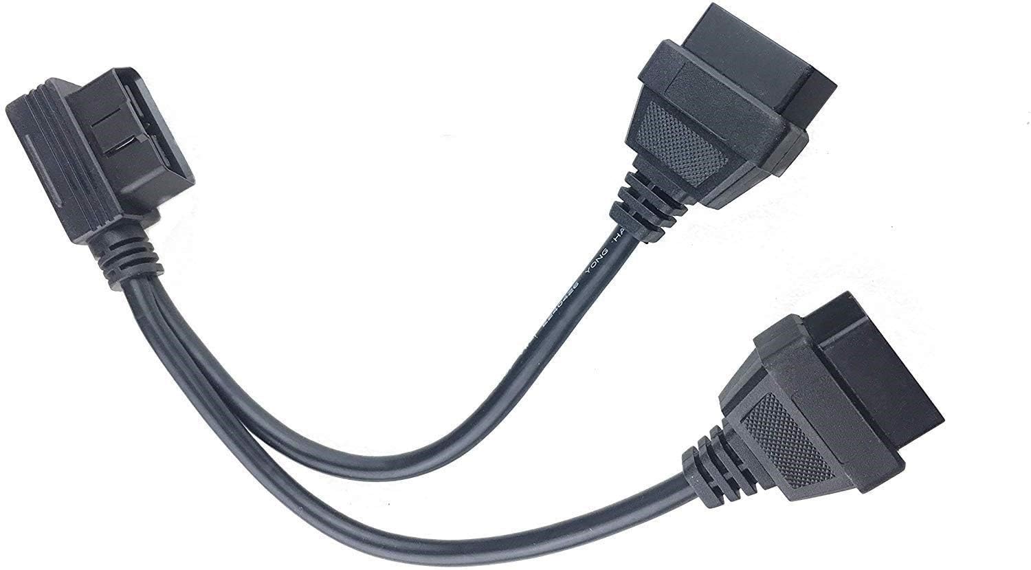 GFFG OBD2 Diagnose Kabel, Auto 16 Pin J962 OBDII Stecker Auf Zwei Weiblichen Verlängerung Kabel Stecker 1 to 2 Y Splitter Adapter Verlängerungs Kabel von GFFG