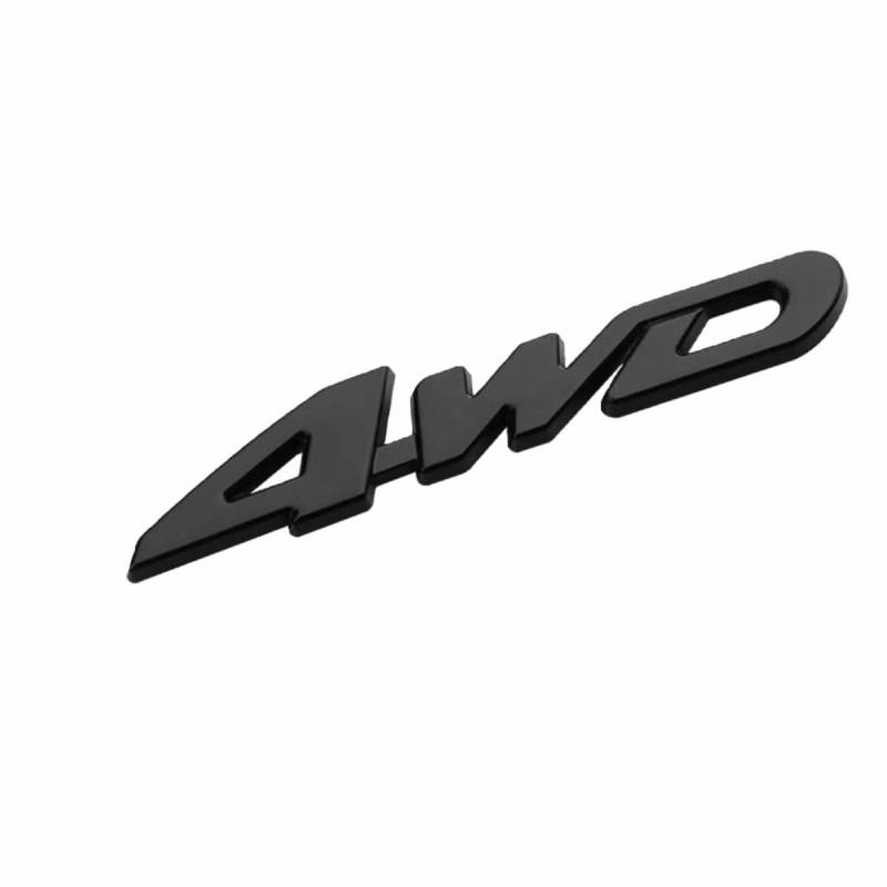 Auto Emblem Aufkleber für Renault Koleos,3D Metall Selbstklebende Logo Karosserie Number Letters Sticker Abzeichen für Kühlergrill Auto Heckklappe Dekoration Badge Decal,4WD 1 von GFHZZS