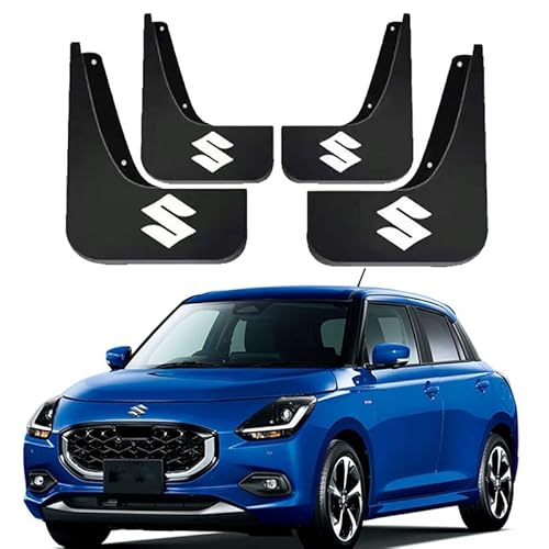 GFHZZS Auto Schmutzfänger für Suzuki Swift 2023 2024,mit Embleme Logo Auto-Spritzschutz Kotflügel Schlamm Allwetterschutz Kein Bohren nötig Spritzwassergeschützte Auto Zubehör GFHZZS Auto Schmutzfänger für Suzuki Swift 2023 2024,mit Embleme Logo Auto-Spritzschutz Kotflügel Schlamm Allwetterschutz Kein Bohren nötig Spritzwassergeschützte Auto Zubehör von GFHZZS