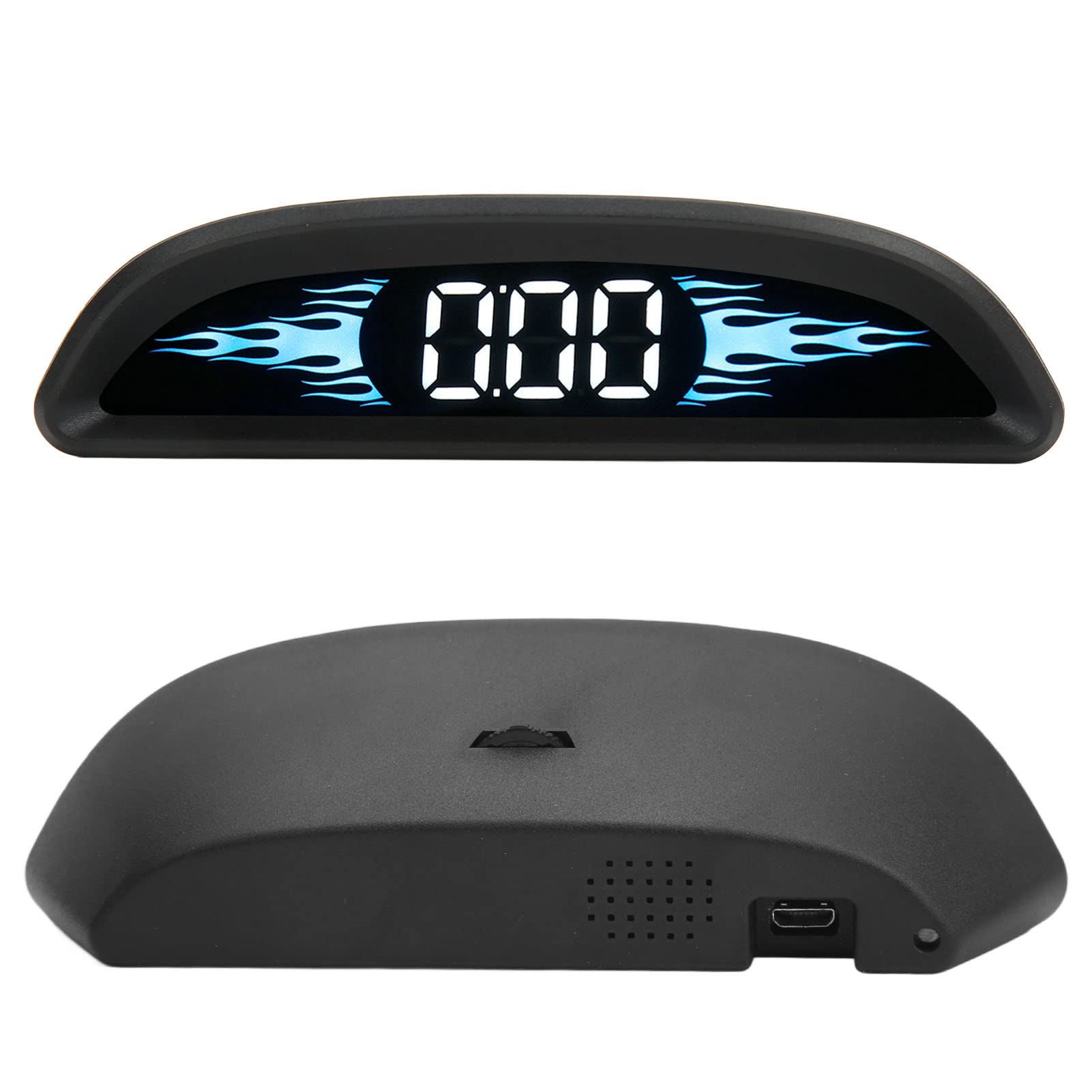 GFRGFH Tachometer Universal Heads Up Display, Auto HUD Display Digital Universal Windschutzscheibe Bildschirmanzeige mit Kilometermessung Überdrehzahlalarm für Alle Fahrzeuge von GFRGFH