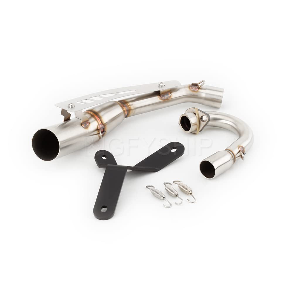 For Honda Monkey 2019 2020 2021 2022 Monkey 125 Motorrad Auspuff Middle Link Pipe Abgaskrümmer For Honda Monkey 2019 2020 2021 2022 Monkey 125 Motorrad Auspuff Middle Link Pipe Abgaskrümmer von GFYSHIP