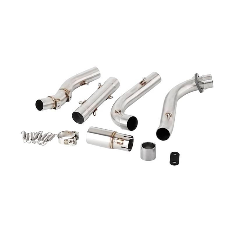 für Royal Enfield Himalayan 411 2016 2017 2018 2019 2020 2021 2022 2023 51MM Slip-on Motorrad Auspuff Krümmer Link Pipe Abgaskrümmer Abgasrohrleitungen von GFYSHIP