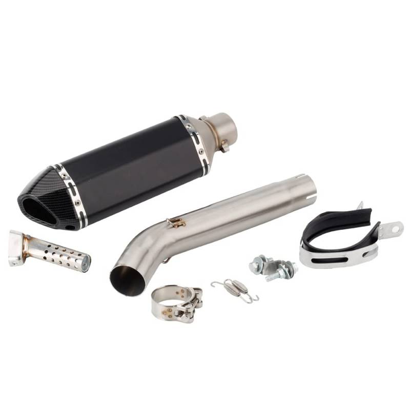 für Yamaha YZF600R Thundercat 600 1995-2007 FZR600 Genesis 1994-1996 YZF600 R YZF FZR 600 FZR600R Motorrad Auspuff Middle + Link Pipe Abgaskrümmer Abgasrohrleitungen (A) von GFYSHIP