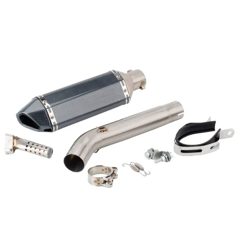 für Yamaha YZF600R Thundercat 600 1995-2007 FZR600 Genesis 1994-1996 YZF600 R YZF FZR 600 FZR600R Motorrad Auspuff Middle + Link Pipe Abgaskrümmer Abgasrohrleitungen (B) von GFYSHIP