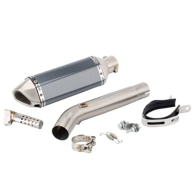 für Yamaha YZF600R Thundercat 600 1995-2007 FZR600 Genesis 1994-1996 YZF600 R YZF FZR 600 FZR600R Motorrad Auspuff Middle + Link Pipe Abgaskrümmer Abgasrohrleitungen (C) von GFYSHIP