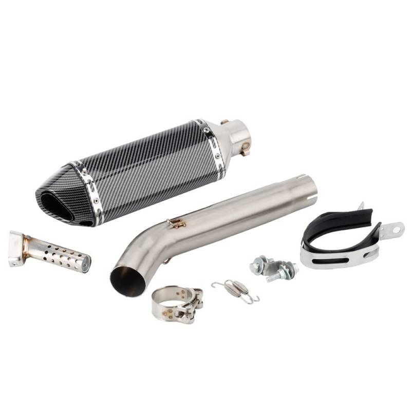 für Yamaha YZF600R Thundercat 600 1995-2007 FZR600 Genesis 1994-1996 YZF600 R YZF FZR 600 FZR600R Motorrad Auspuff Middle + Link Pipe Abgaskrümmer Abgasrohrleitungen (D) von GFYSHIP
