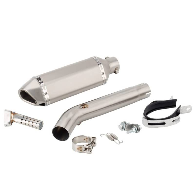 für Yamaha YZF600R Thundercat 600 1995-2007 FZR600 Genesis 1994-1996 YZF600 R YZF FZR 600 FZR600R Motorrad Auspuff Middle + Link Pipe Abgaskrümmer Abgasrohrleitungen (F) von GFYSHIP