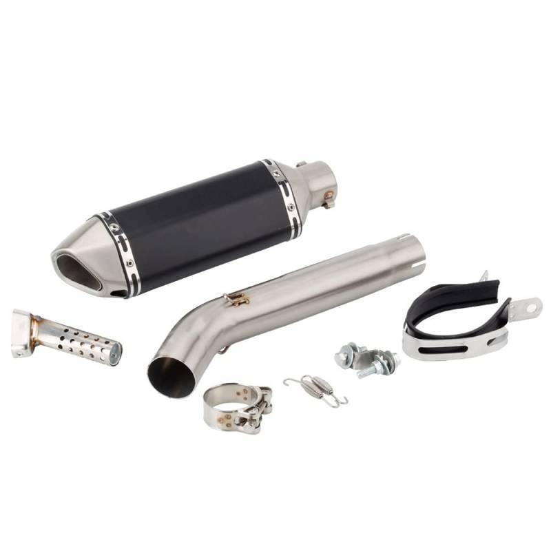 für Yamaha YZF600R Thundercat 600 1995-2007 FZR600 Genesis 1994-1996 YZF600 R YZF FZR 600 FZR600R Motorrad Auspuff Middle + Link Pipe Abgaskrümmer Abgasrohrleitungen (G) von GFYSHIP