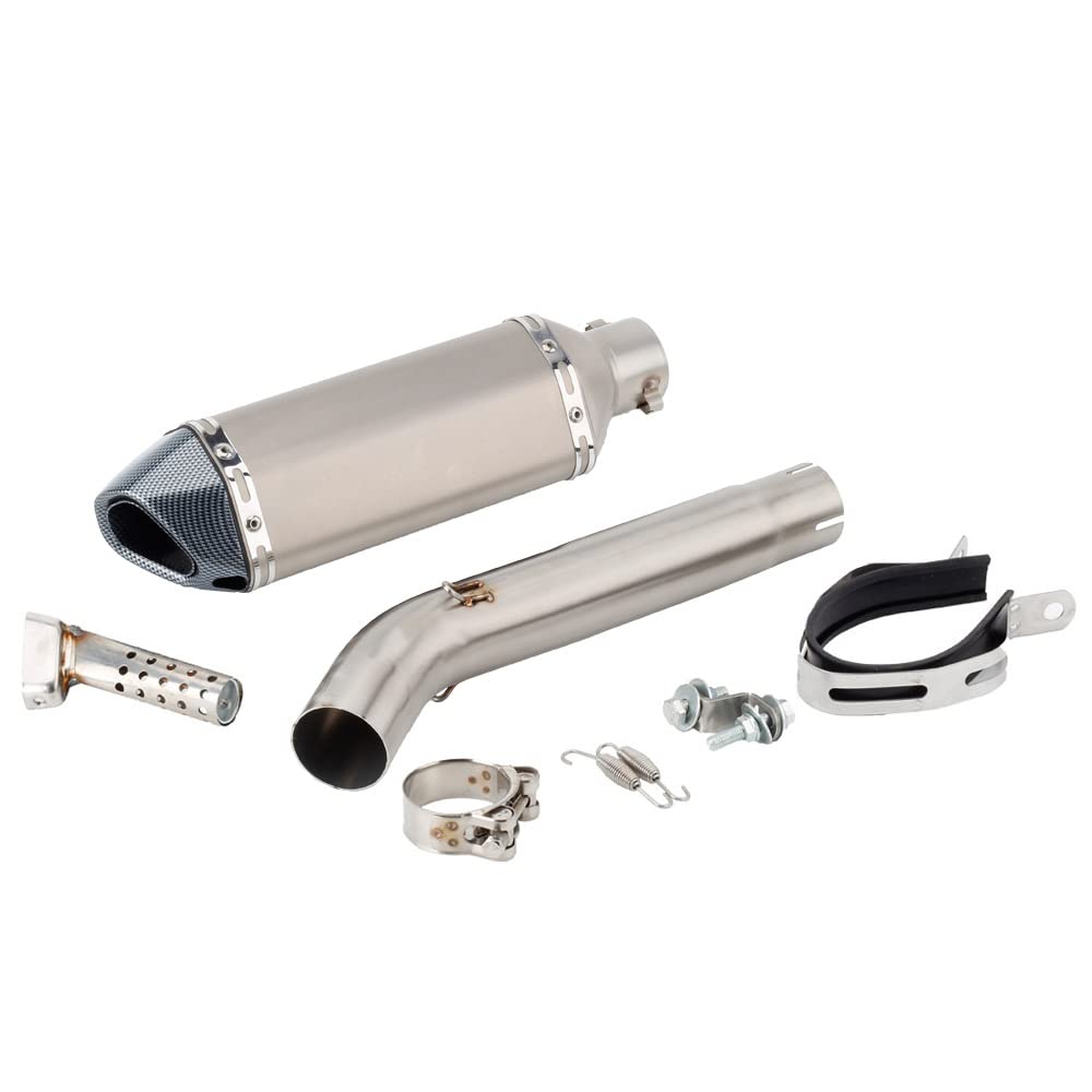 für Yamaha YZF600R Thundercat 600 1995-2007 FZR600 Genesis 1994-1996 YZF600 R YZF FZR 600 FZR600R Motorrad Auspuff Middle + Link Pipe Abgaskrümmer Abgasrohrleitungen (H) von GFYSHIP