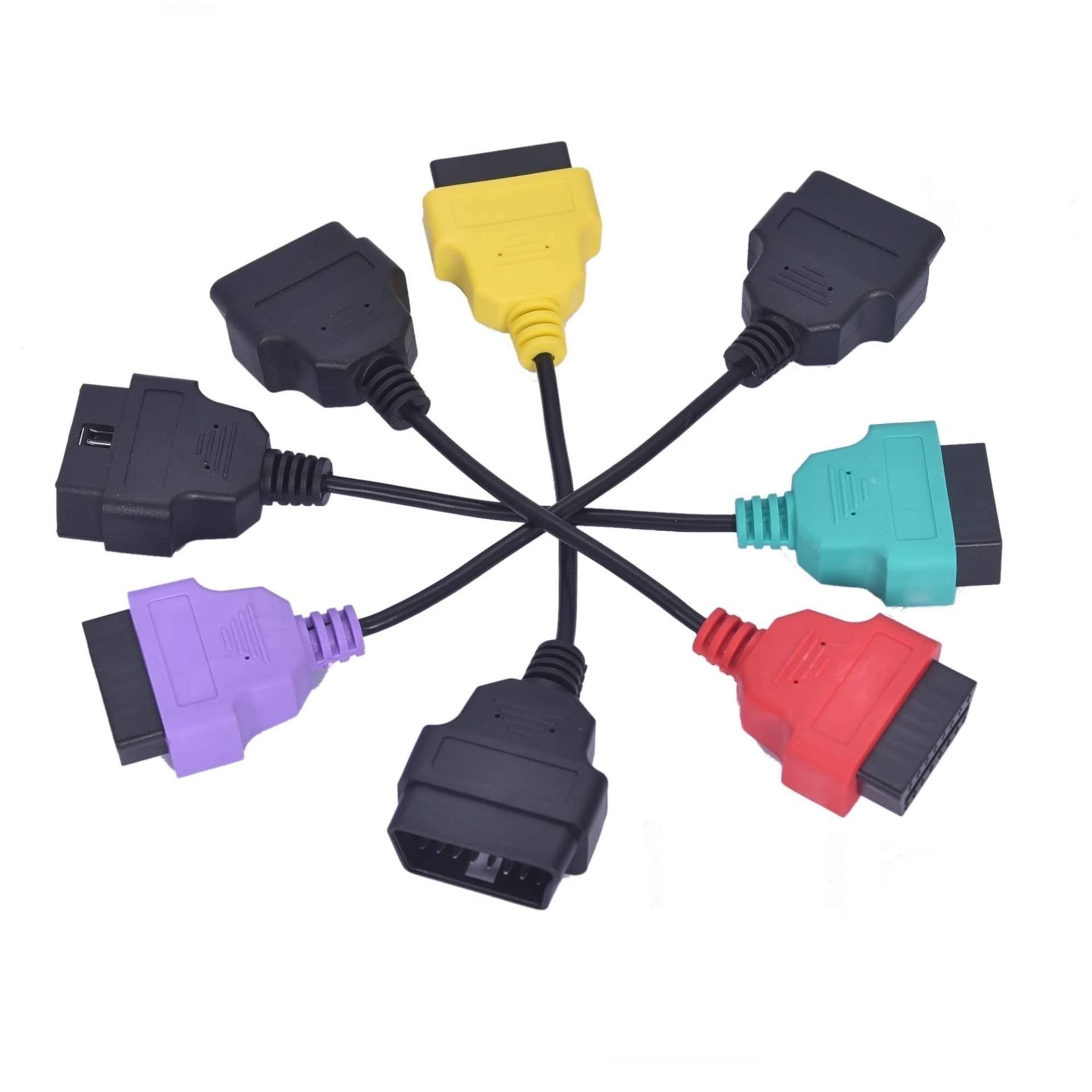 AntiBreak ECUScan OBD OBDII Adapter für Motorsteuergerät, Airbag, ABS, Servolenkung und CAN A1 + A2 + A3 + A4 Farbset von AntiBreak