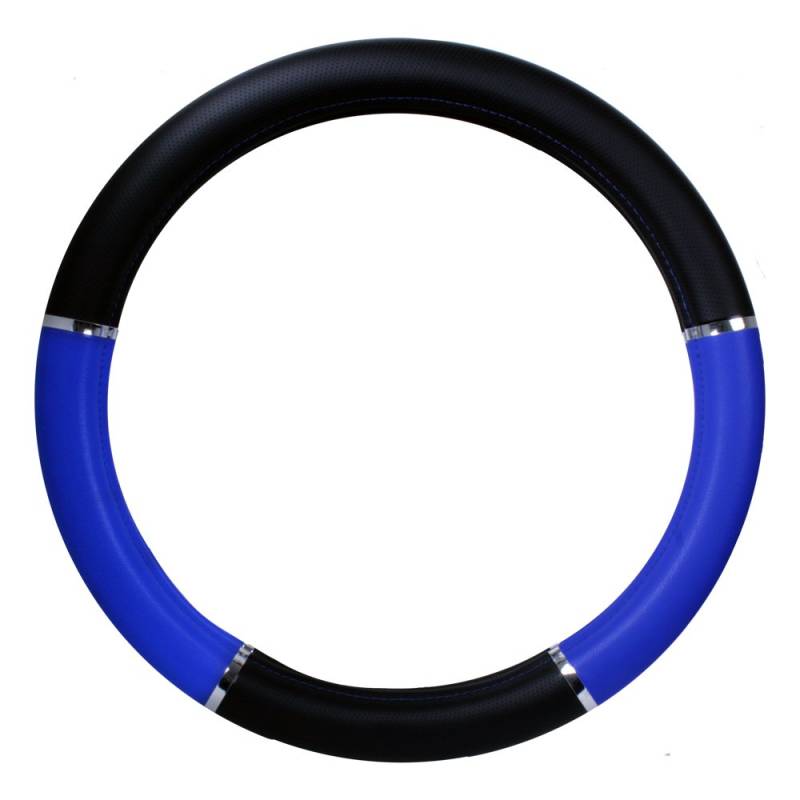 GG Grand General 54013 Lenkradbezug, 45,7 cm, Schwarz/Blau von GG Grand General