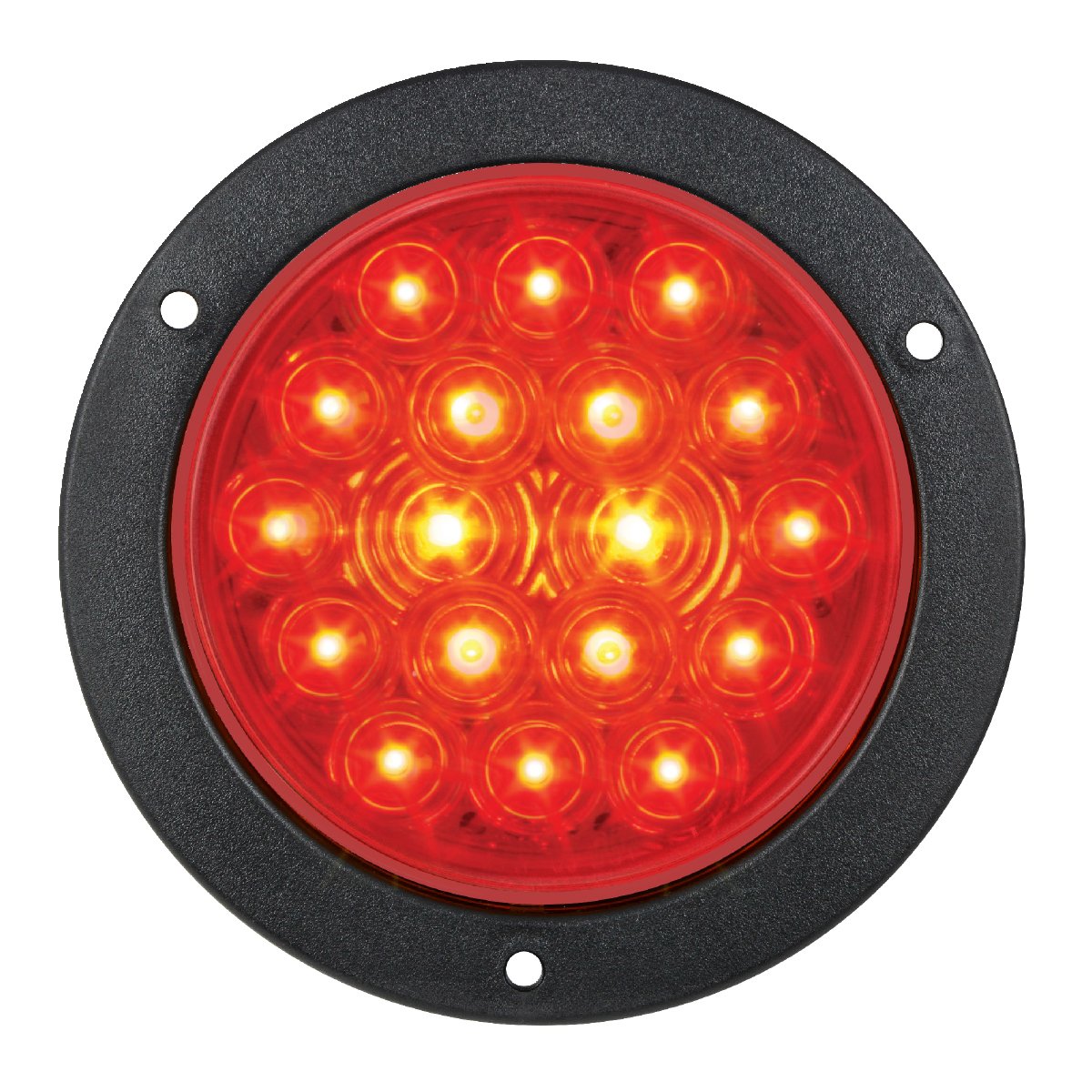GG Grand General 75892 Rot-rotes Licht (10,2 cm Fleet 18 LED schwarzer Flansch, 3 Drähte) von GG Grand General