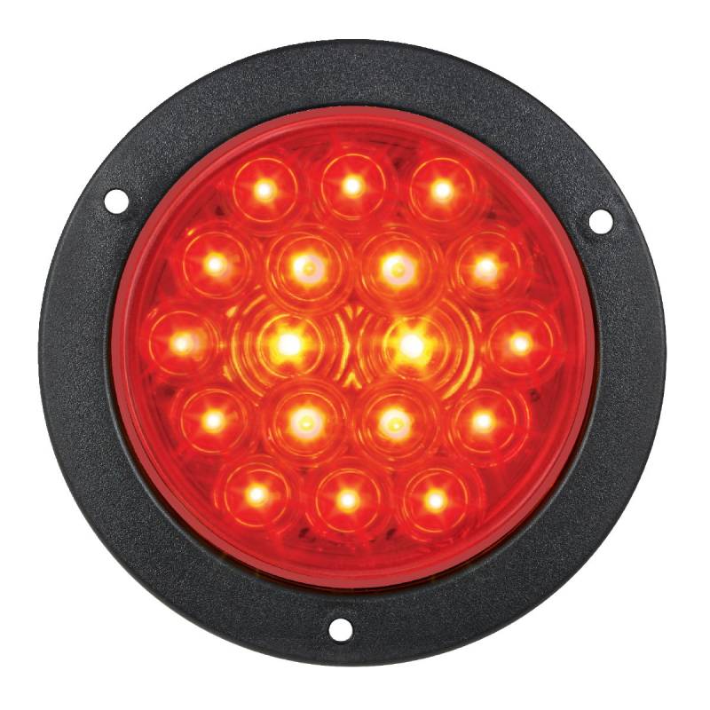 GG Grand General 75892 Rot-rotes Licht (10,2 cm Fleet 18 LED schwarzer Flansch, 3 Drähte) von GG Grand General