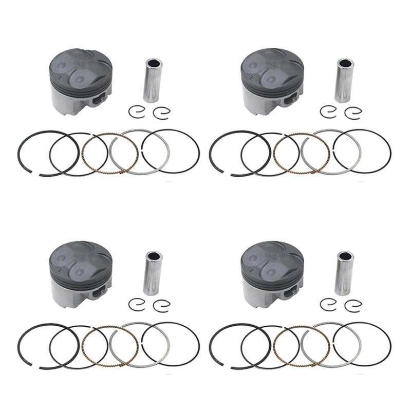 1/4 Sets Motorrad-Motorteile Kolbenringe Kit STD Größe 56mm ~ 57mm for FZR400RR SP 3TJ FZ400 4YR 3TJ-11631-00-00(4Set 56.5mm) von GGGOAJVB