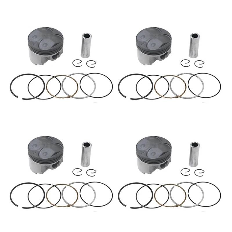 1/4 Sets Motorrad-Motorteile Kolbenringe Kit STD Größe 56mm ~ 57mm for FZR400RR SP 3TJ FZ400 4YR 3TJ-11631-00-00(4Set 56.75mm) von GGGOAJVB