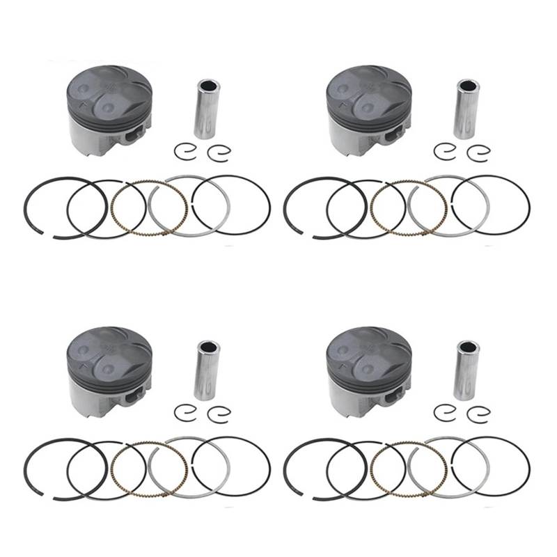 1/4 Sets Motorrad-Motorteile Kolbenringe Kit STD Größe 56mm ~ 57mm for FZR400RR SP 3TJ FZ400 4YR 3TJ-11631-00-00(4Sets 56mm) von GGGOAJVB