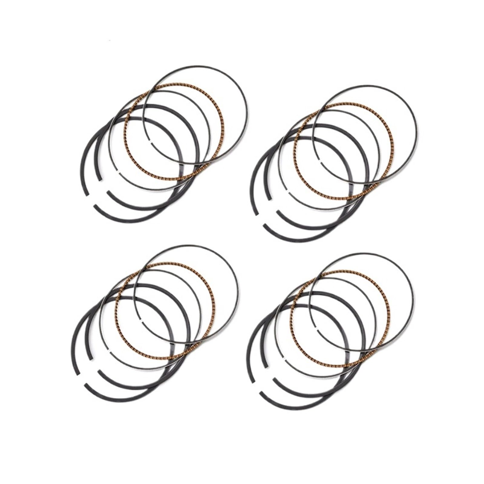 1/4 Sets Motorrad-Motorteile Kolbenringe Kit STD Größe 56mm ~ 57mm for FZR400RR SP FZ400 4YR FZR400 FZR 400 RR(4 Sets 56mm) von GGGOAJVB