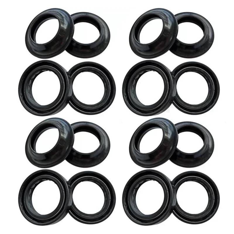 35x48x11 35 * 48 Front Shock Gabel Dämpfer Welle Öl Dichtung Halterungen 35 48 Staub Abdeckung for EX250 EX NINJA 250 R 250R NINJA250(8pc Seal 8pc Cover) von GGGOAJVB