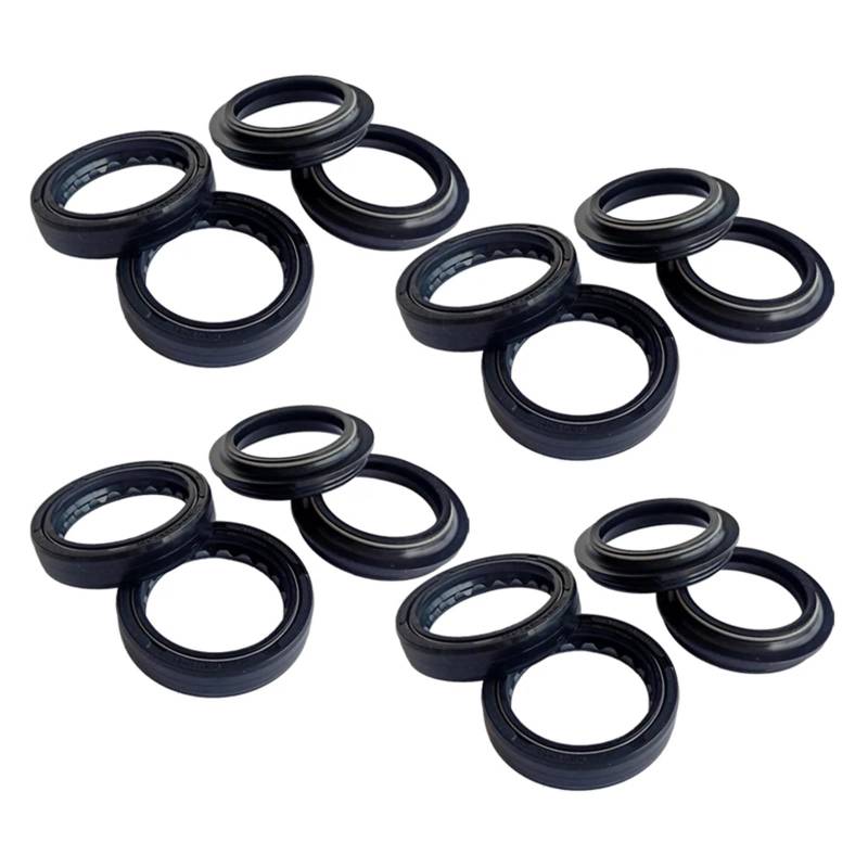37x50x11 37 * 50 Front Shock Gabel Dämpfer Welle Öl Dichtung Halterungen 37 50 Staub Abdeckung Lip for CRF230F CRF ENDURO 250 2008-2017(8pc Seal 8pc Cover) von GGGOAJVB