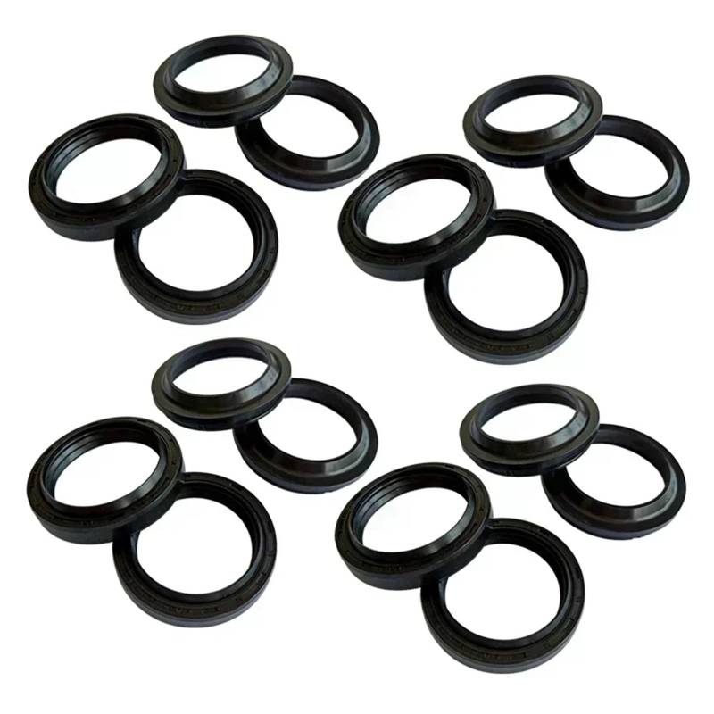 39x51x8/10,5 39 * 51 Front Shock Gabel Dämpfer Welle Öl Dichtung Halterungen 39 51 Staub abdeckung for TECH SUSPENSION 39 PITBIKE 2013-2016 15(8pc Seal 8pc Cover) von GGGOAJVB