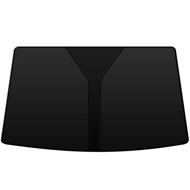 Auto Sonnenschutz Frontscheibe für Nissan Qashqai/Qashqai e-Power (seit 2024), UV-Schutz Faltbarer Wärmeisolierung Sonnenblende Schutz Abdeckung zubehör,Black-140 * 70cm von GGOIN