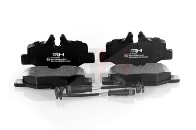 Gh Bremsbelagsatz, Scheibenbremse [Hersteller-Nr. GH-413352] für Mercedes-Benz von GH