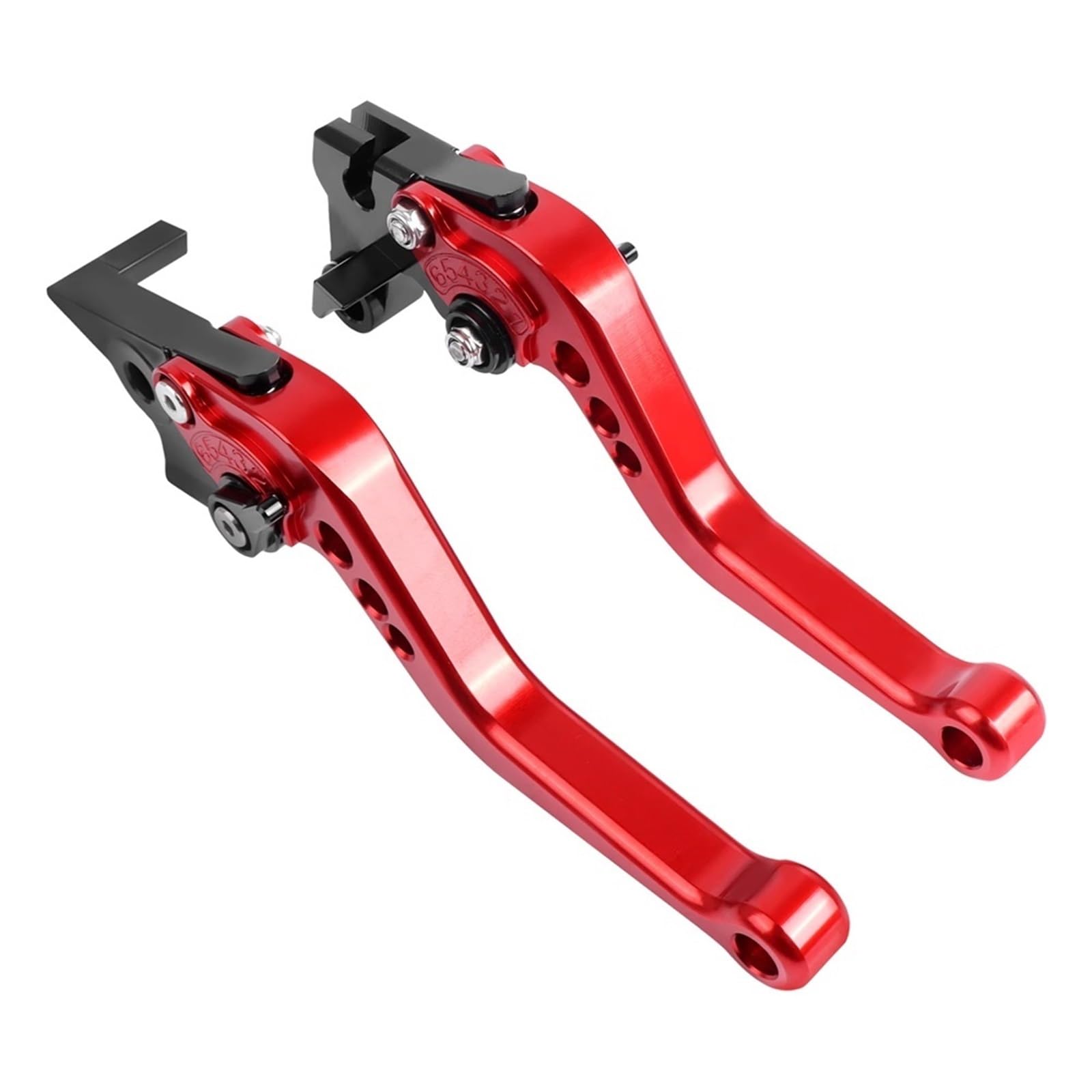 Motorradkupplungsgriff Für FZ1 FAZER FZ6R FZ8 XJ6 FZ6 MT07 MT09 MT10 FZ-09 XSR700 XSR900 Tracer 900 Kurze/Lange Bremse Kupplung Hebel(Short red) von GHALSIEAV