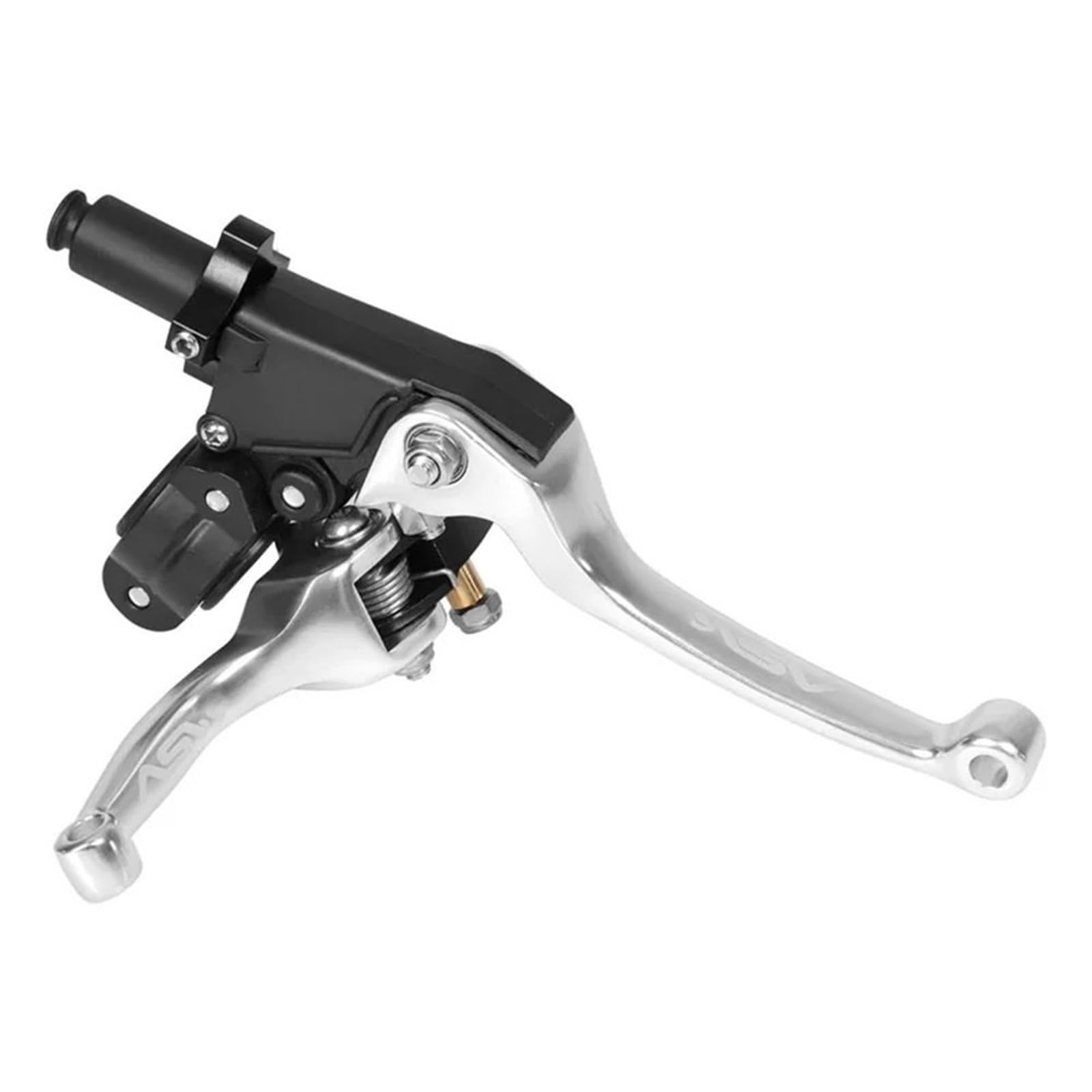Motorradkupplungsgriff Für Universal XR50 Motorrad CNC Kupplung ASV Klapp Bremse Kupplung Hebel Set Pit Dirt Bike ATV Quad Motocross(Silver) von GHALSIEAV