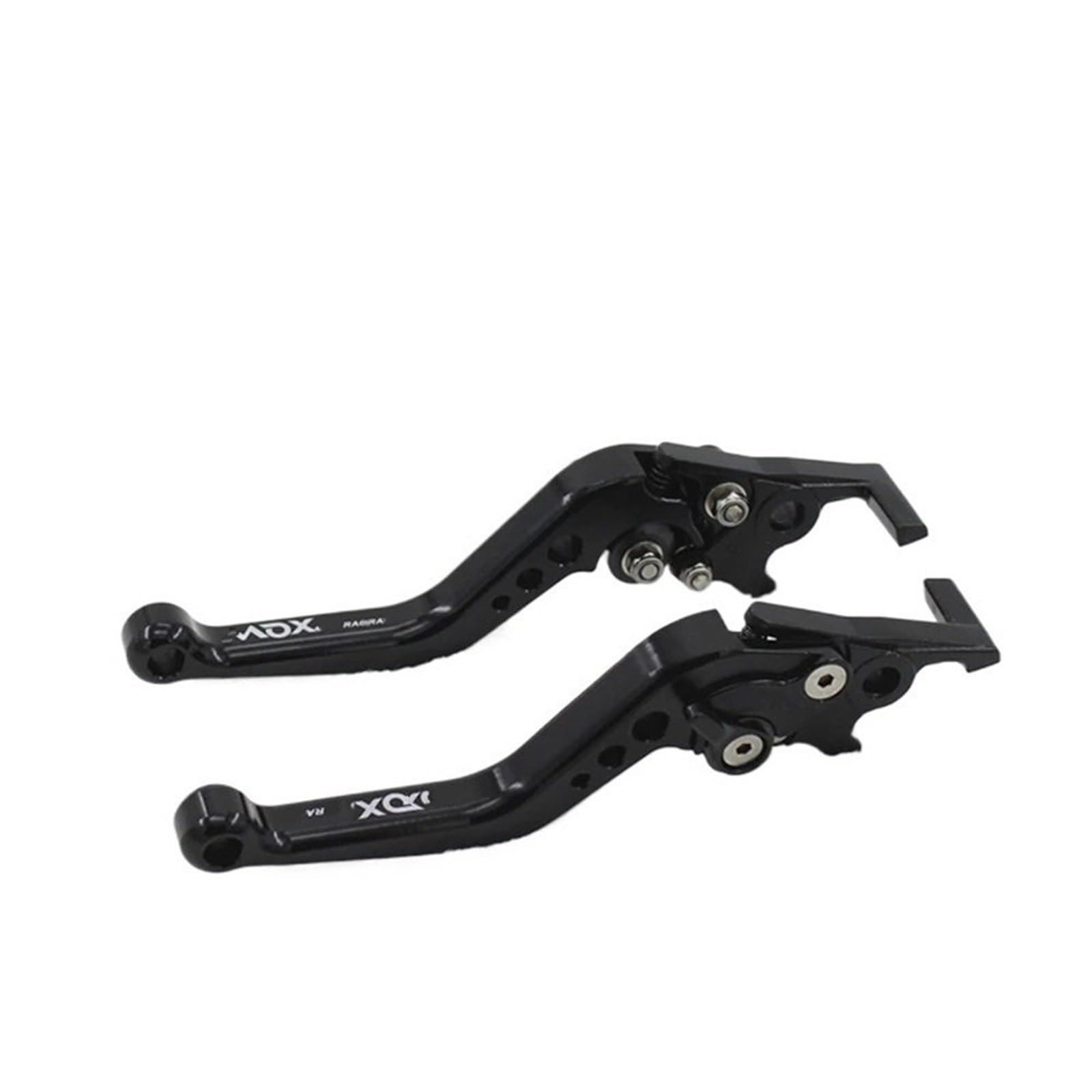 Motorradkupplungsgriff Für Universellen 1 Paar Motorrad-Doppelscheibenbremsgriff-Modifikationsgriff, Scheibenbremshupengriff, Zugstangenbremsgriff(Black set) von GHALSIEAV