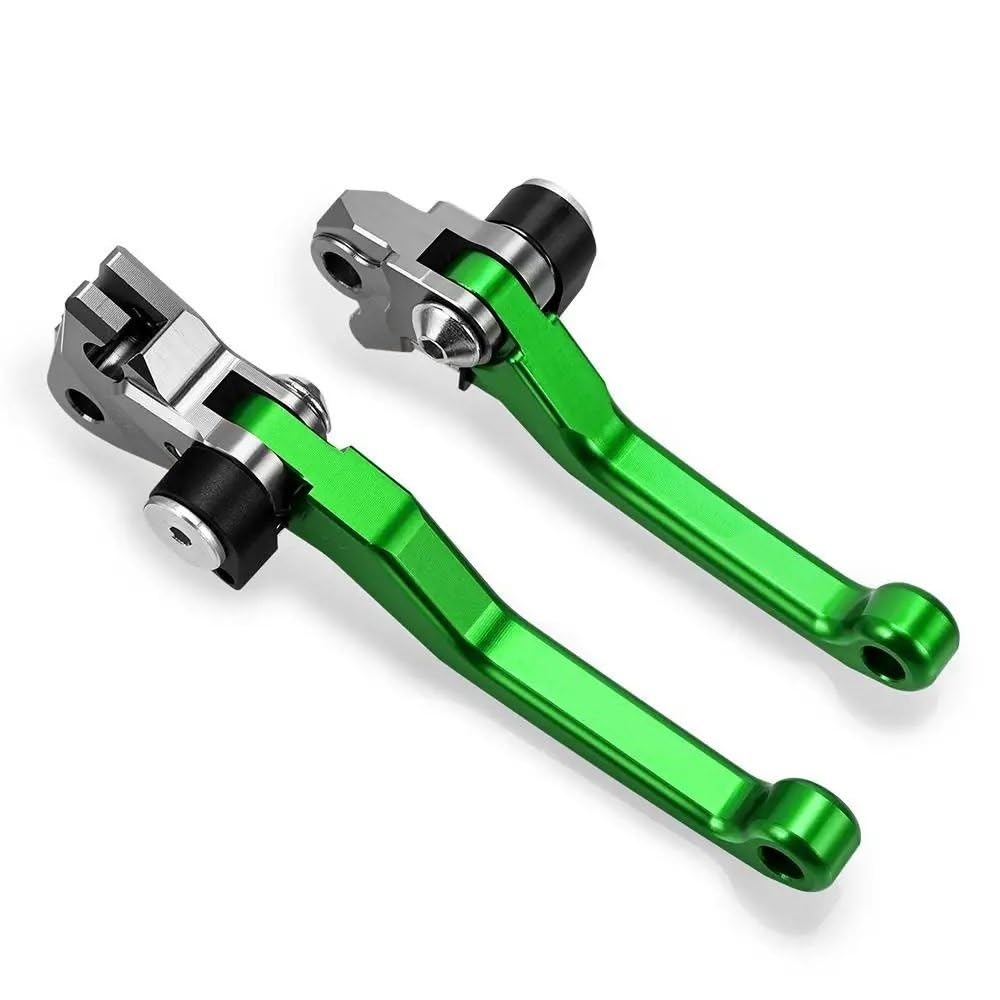 Motorradkupplungsgriff Für YZ250F 2009 2010-2020 2021 2022 YZ250 F Motocross Faltbare Pivot Dirt Bike CNC Bremse Kupplung Hebel Kabel Hebel Griff(Pair green) von GHALSIEAV