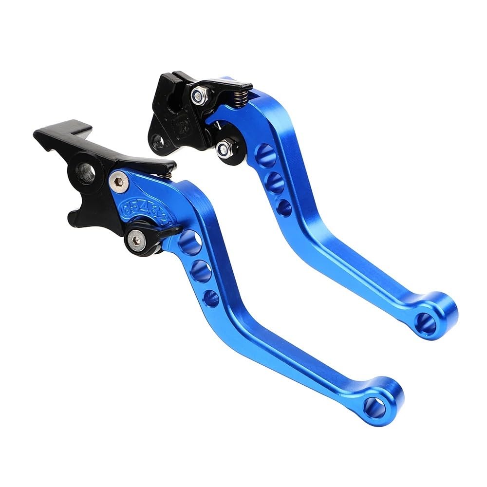 Motorradkupplungsgriff Universal Für Motorradmodifikationen 1 Paar Motorradbremsgriff Aus Legierung CNC-Motorradkupplungstrommelbremshebelgriff(Blue) von GHALSIEAV