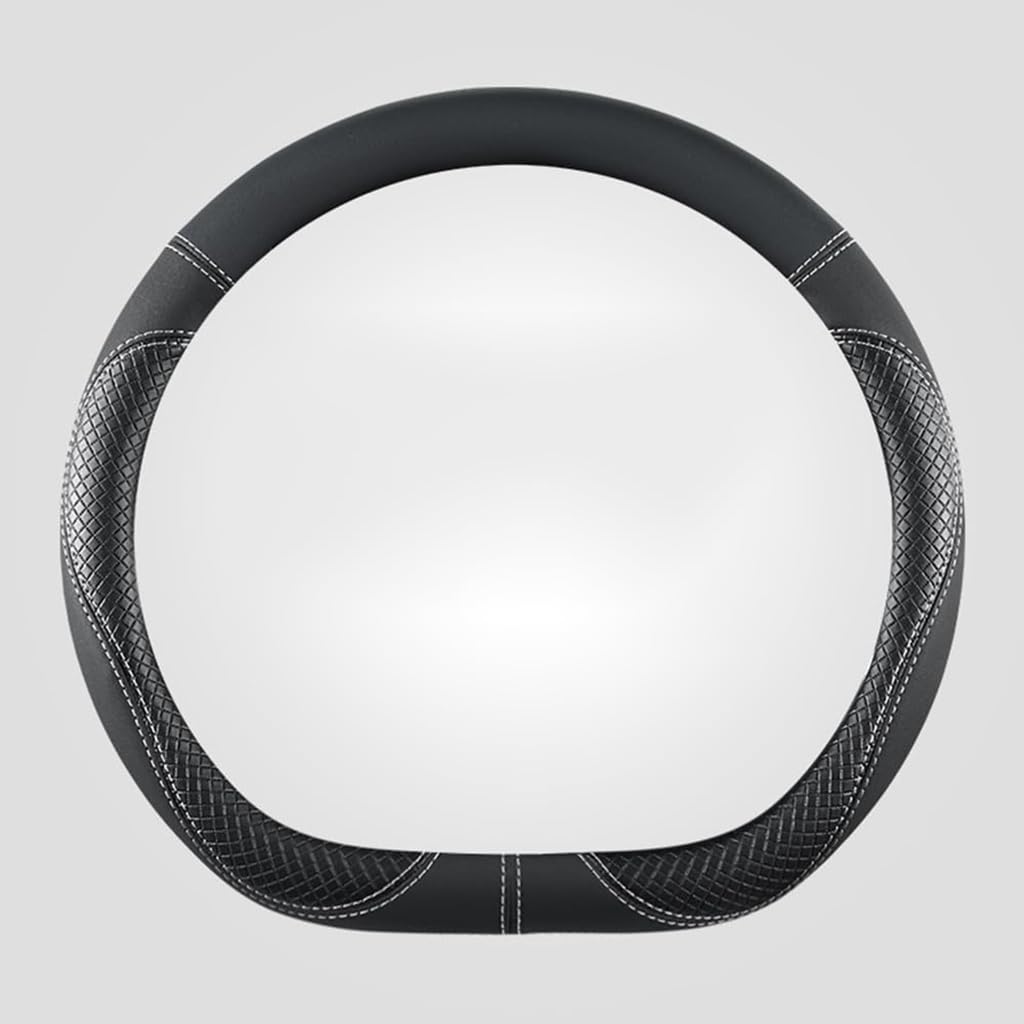 Auto Lenkradbezug für Audi A1 A2 A3 A3 Sportback A4 RS4 S4 A4L A5 8W6, PU Lenkradschoner Anti Rutsch Atmungsaktiv Kratzfeste Abriebfeste Auto Innere Zubehör,C-D Type Auto Lenkradbezug für Audi A1 A2 A3 A3 Sportback A4 RS4 S4 A4L A5 8W6, PU Lenkradschoner Anti Rutsch Atmungsaktiv Kratzfeste Abriebfeste Auto Innere Zubehör,C-D Type von GHHVM