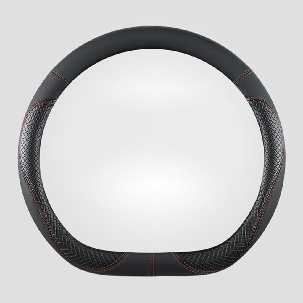 Auto Lenkradbezug für Audi A1 A2 A3 A3 Sportback A4 RS4 S4 A4L A5 8W6, PU Lenkradschoner Anti Rutsch Atmungsaktiv Kratzfeste Abriebfeste Auto Innere Zubehör,D-D Type Auto Lenkradbezug für Audi A1 A2 A3 A3 Sportback A4 RS4 S4 A4L A5 8W6, PU Lenkradschoner Anti Rutsch Atmungsaktiv Kratzfeste Abriebfeste Auto Innere Zubehör,D-D Type von GHHVM